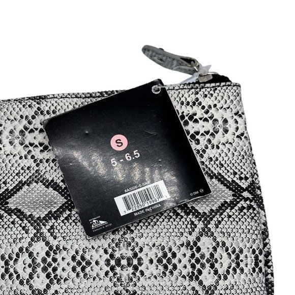 Sidekicks Ballet Snake Reptile Print Comfort Slippers 5-6.5 - Picture 7 of 9